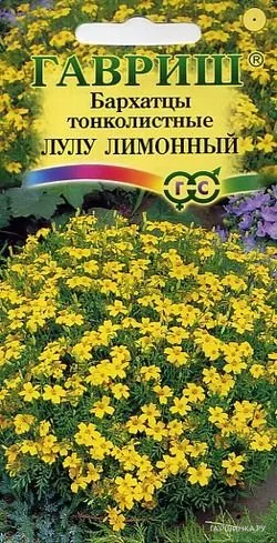 Бархатцы тонколист. Лулу лимонный (Тагетис) 0,05 г