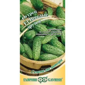 

Огурец Веселые друзья F1 ц/п корнишон автор.10 шт, Семена Гавриш