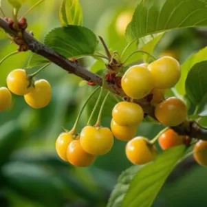 

Черешня Ленинградская желтая