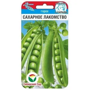 

Горох Сахарное лакомство 5 г ц/п, Семена Сибирский сад